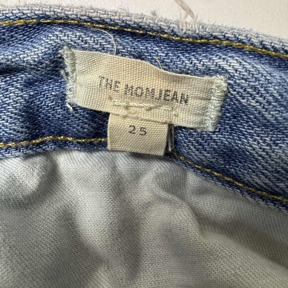 Madewell The Mom Jean | Size 25 | Light Wash Distressed Denim - Picture 11 of 12